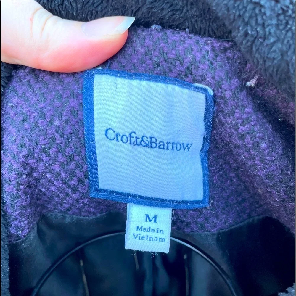Croft & Barrow purple coat